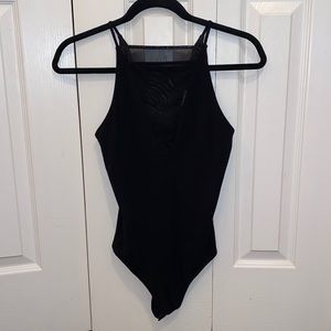 Express Going Out Mesh Top